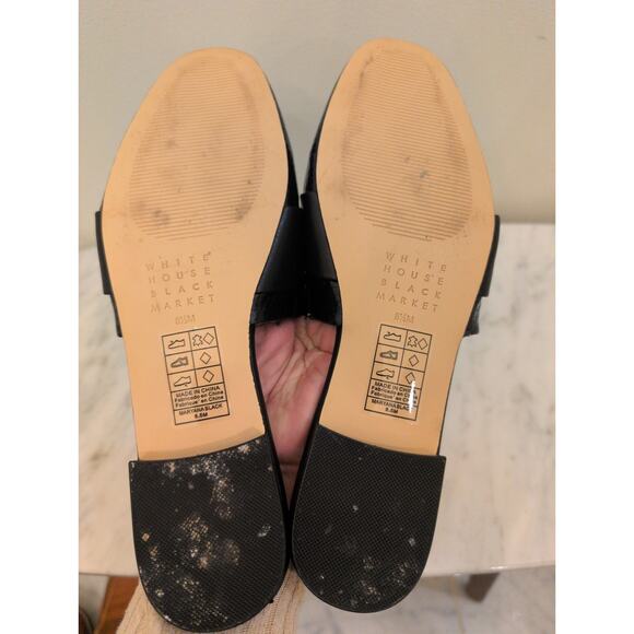 WHBM Maryana Black Mules size 8.5 - Picture 5 of 5